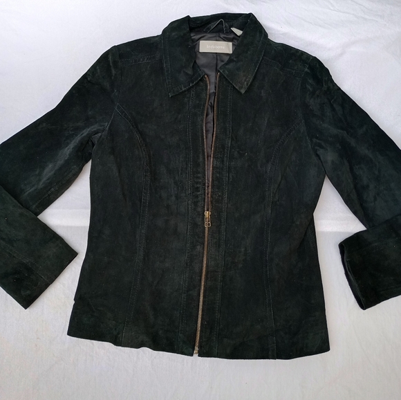 Liz Claiborne Jackets & Blazers - Liz Claiborne Vintage Suede Jacket Gothic Western Preppy Streetwear Fall Coat